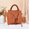 WADORN PU Imitation Leather Braided Bag Handles and Purse Drawstring FIND-WR0009-12-5
