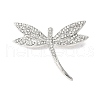 Dragonfly Alloy Brooches for Backpack Clothes JEWB-M067-10P-1