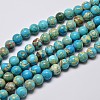 Natural Imperial Jasper Beads Strands X-G-I122-4mm-10-1