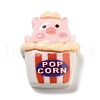 Pig Theme Opaque Resin Cabochons CRES-U002-02A-1