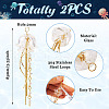 Glass Pendants PALLOY-TAC0119-12
