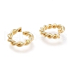 Brass Twisted Jump Rings X-KK-M207-01G-01-2