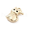 Brass Micro Pave Cubic Zirconia Pendants KK-M306-06G-06-2