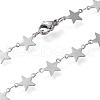 304 Stainless Steel Link Chain Necklaces STAS-I156-26P-2