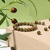 100Pcs 8mm Natural Unakite Round Beads DIY-LS0002-18-6
