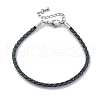 Polyester Cord Braided Bracelet Makings MAK-Z003-01P-06-1