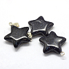 Star Synthetic Blue Goldstone Pendants G-Q367-06-2