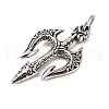 316 Surgical Stainless Steel Big Pendants STAS-Z073-54AS-02-2