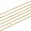 3.28 Feet Vacuum Plating 304 Stainless Steel Chains X-CHS-S001-12B-G-1