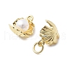 ABS Imitation Pearl Charms KK-D367-03P-2