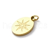 304 Stainless Steel Charms STAS-E550-31G-2