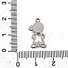 304 Stainless Steel Pendants STAS-Q362-01B-P-3