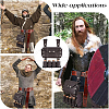 Retro PU Leather Magic Potions Belt Pouch Waist Bags AJEW-WH20009-43-5