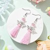 Angel 304 Stainless Steel Dangle Earrings EJEW-MZ00410-05-1