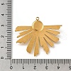 304 Stainless Steel Pendants STAS-V006-01G-03-3
