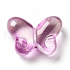 Transparent Baking Paint Glass Beads GLAA-F115-01A-3