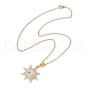 Glass Seed Beads & Handmade Evil Eye Lampwork Star Pendant Necklaces NJEW-MZ00098-03-4