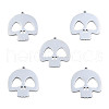 201 Stainless Steel Pendants STAS-N098-092P-2