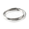 304 Stainless Steel Bangles BJEW-V004-01P-4