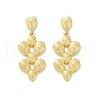 Brass Teardrop Dangle Stud Earrings EJEW-M066-03G-2