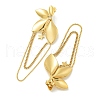 Flower Ion Plating(IP) 304 Stainless Steel Stud Earrings EJEW-G400-16G-2
