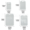30Pcs Transparent Plastic Zip Lock Bags OPP-FS0001-06B-4