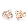 Alloy Crystal Rhinestone Cabochons ALRI-WH0002-34LG-2