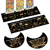 4Pcs 4 Style Wooden Tarot Card Stand Holder DJEW-WH0041-009-1
