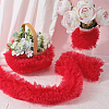 CABODYALS 3 Yards Polyester Pleated Lace Trim OCOR-CY0001-02C-4