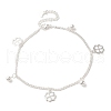 304 Stainless Steel Charm Bracelets BJEW-L673-022S-05-1