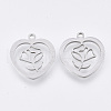 Non-Tarnish 201 Stainless Steel Pendants X-STAS-T044-111P-1