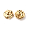 Brass Micro Pave Cubic Zirconia Bead Cap KK-E068-VF856-2-1