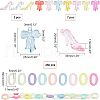 250Pcs Oval Link Rings DIY-WH0223-01A-6