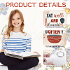 Wooden 2-Ring Loose Leaf Binder Postcard Phote Album Cover DIY-WH0547-020-4