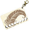  8-Position Wood Embroidery Thread Storage Trays TOOL-WH0056-023-1