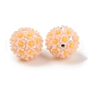 Handmade Luminous Polymer Clay Rhinestone Fancy Beads CLAY-H003-04F-3