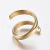 Ion Plating(IP) 304 Stainless Steel Finger Rings RJEW-H125-15G-3