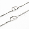 Tarnish Resistant 304 Stainless Steel Cable Chains CHS-F015-14P-1