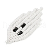 Halloween Theme Glass Seed Seed Beads PALLOY-MZ00773-3