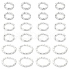 90Pcs 3 Styles Iron Closed Jump Rings IFIN-YW0003-36-1