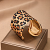 Leopard Print Alloy Cuff Bangles  for Women WGB08C8-01-3