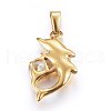 304 Stainless Steel Pendants STAS-P216-24G-2