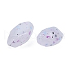 Marbled Stone Style Opaque Acrylic Beads OACR-G009-03D-1