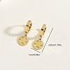 Stainless Steel Star Hoop Earrings HJ2340-5