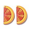 Translucent Acrylic Pendants TACR-T021-41B-1