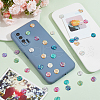 SUNNYCLUE 150Pcs 10 Colors Flat Back Resin Rhinestone Cabochons CRES-SC0002-66-4