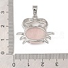 Rack Plating Brass Pendants G-Z033-10P-4