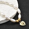 304 Stainless Steel Charm Bracelets for Women BJEW-C098-14G-3