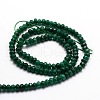 Dyed Natural Malaysia Jade Rondelle Beads Strands X-G-E316-2x4mm-05-2