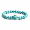 Turquoise Bracelet with Elastic Rope Bracelet DZ7554-12-1